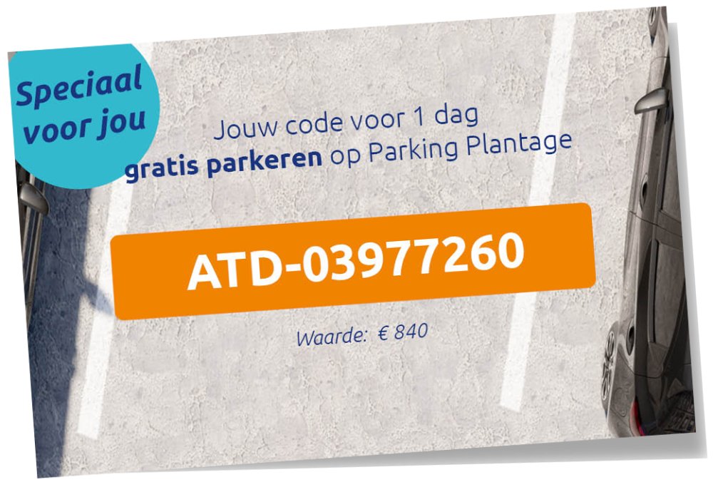 En maak meteen kans op een maand gratis parkeren voor jezelf